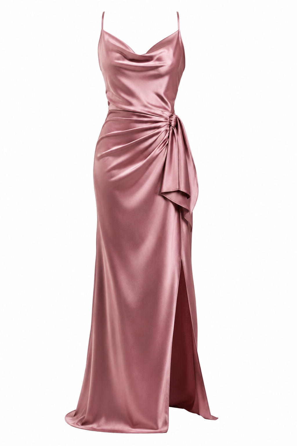 Classic Satin Evening Dress